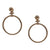 <i>Rose Gold Circle Earrings</i><br>Made in Italy<br>