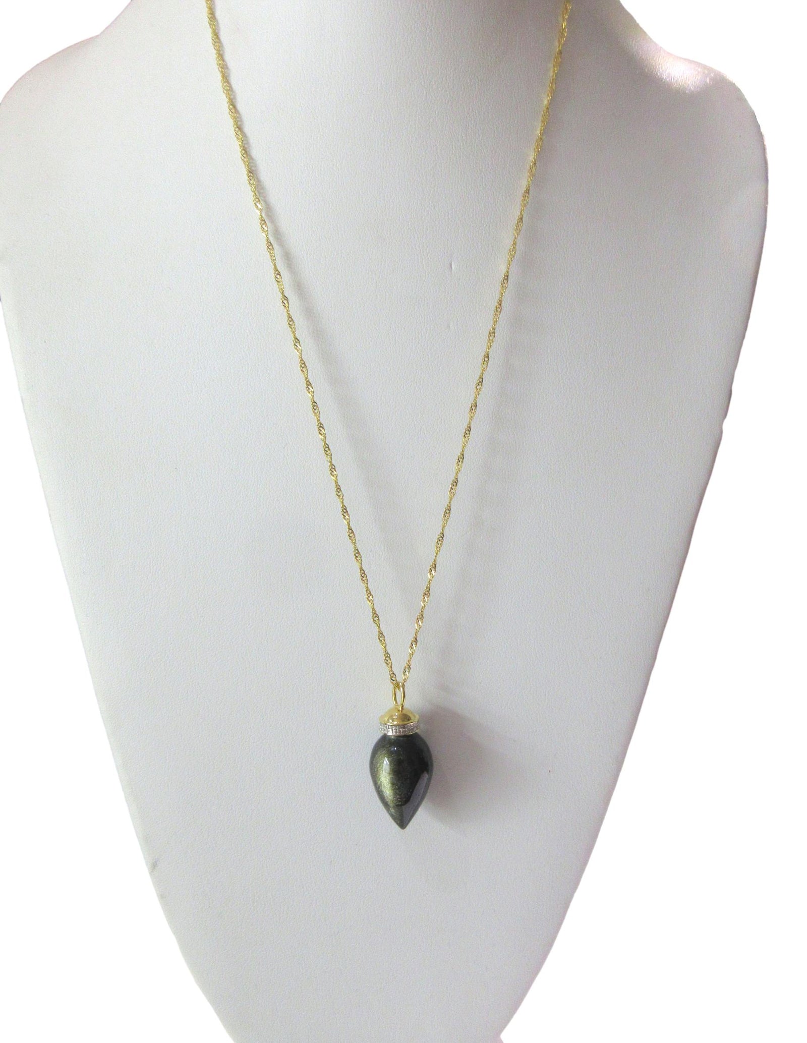 <i>Black Obsidian Cat's Eye Pendant</i>