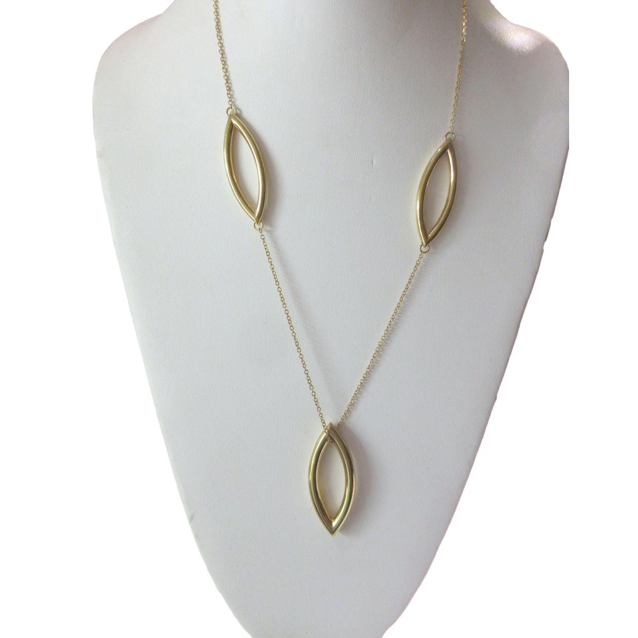 <i>Marquise Shape Station Necklace</i>