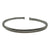 <i>Narrow Ribbed Cuff Bracelet</i><br>Made in Italy<br>