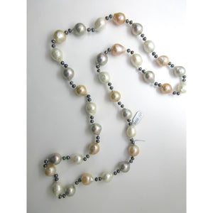 <i>Stunning Multi-Color Baroque Pearl Necklace</i>