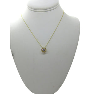 <i>Floating CZ with Halo Necklace</i>