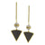 <i>Modern Wood Drop Earrings</i>