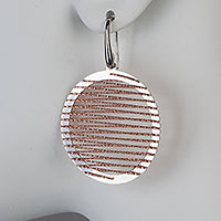 <i>Popular Large Round Earrings</i> <br>2 color options<br>Made in Italy