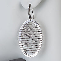 <i>Popular Large Oval Earrings</i> <br> 2 color options<br>Made in Italy