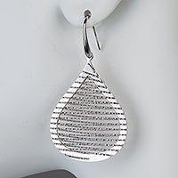 <i>Popular Large Pear Shape Earrings</i> <br>2 color options<br>Made in Italy