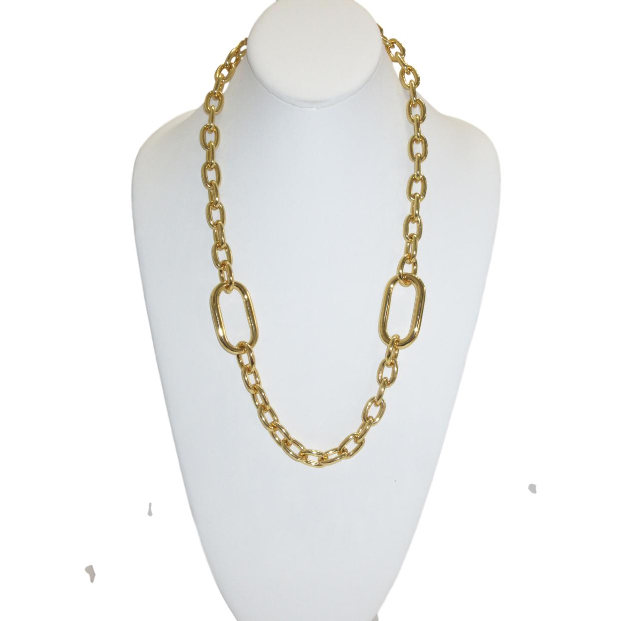 <i>Chunky Link Chain Necklace</i><br>Made in Italy<br>