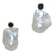 <i>Classic Baroque Pearl Earrings with Bezel Stone</i> <br> 4 stone color choices