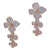 <i>Graduated Swinging Petal Earrings</i> <br>available in 3 colors