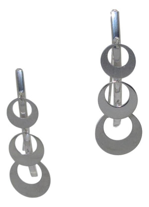 <i> Swinging Circle Earrings</i><br>available in 2 colors<br>Made in Italy