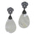 <i>Mother of Pearl and Hematite Earrings</i>