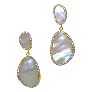 <i>Classic Mother of Pearl Earrings</i><br>2 color options<br>