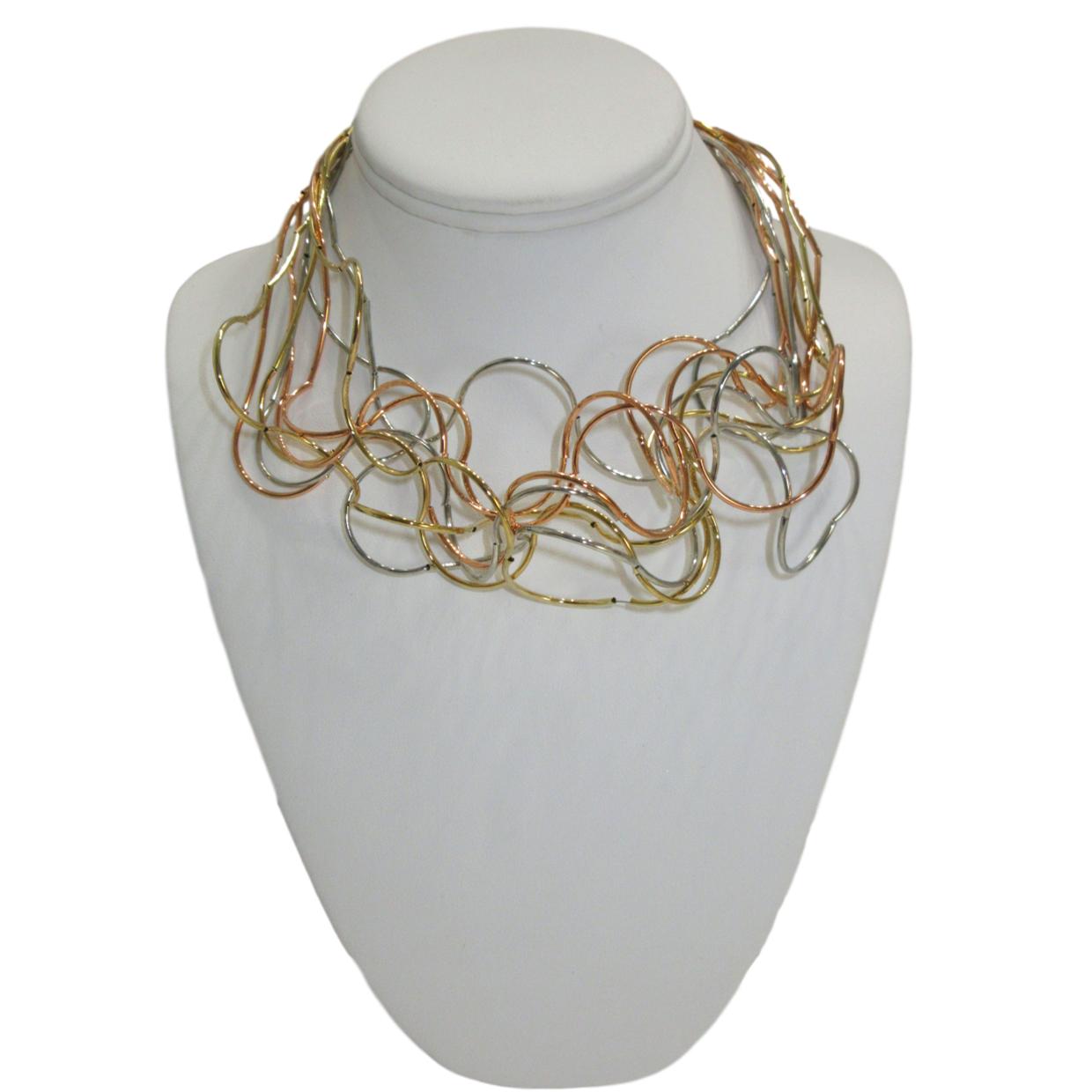 <i>Short Spaghetti Necklace</i><br>available in 4 color combo's<br>