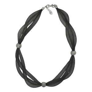 <i>Woven Mesh Necklace</i><br> available in 2 colors<br><br>Made in Italy<br>