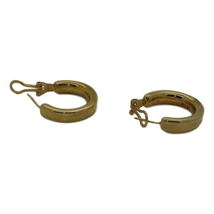 <i>Curved Hoop Earrings</i> <br>Made in Italy<br>