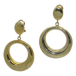 <i>Circle Drop Earrings</i><br>Made in Italy<br>