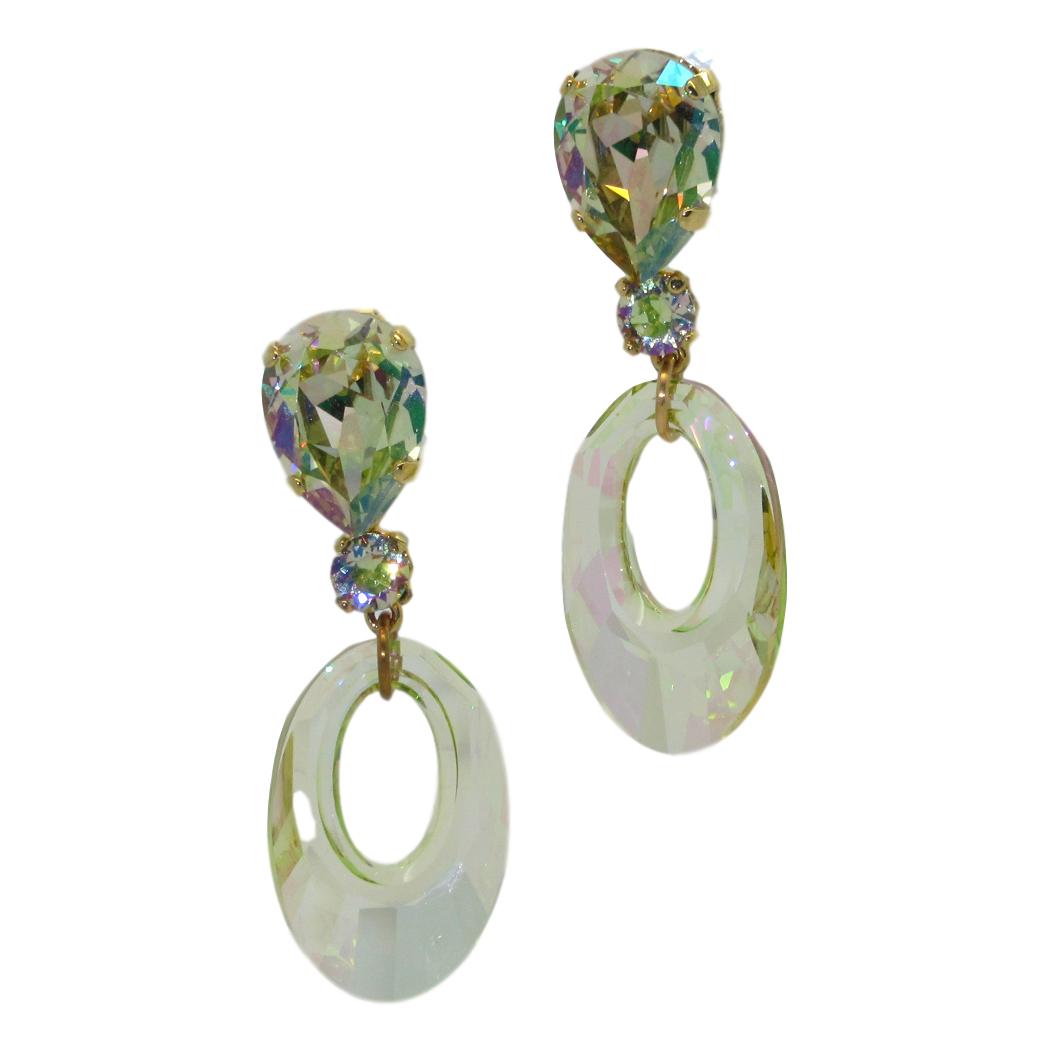<i>Sheer Crystal Earrings</i>