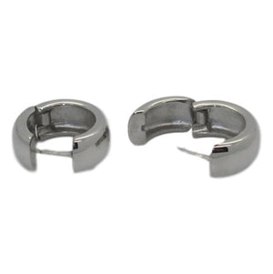 <i>Classic  Wide Hoop Earrings</i><br>Made in Italy<br>