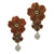 <i>Enameled Flower Earrings</i><br>available in 2 colors<br><br>Made in Italy<br>