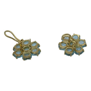 <i>Semi-Precious Flower Earrings</i><br>available in 3 colors<br><br>Made in Italy<br>