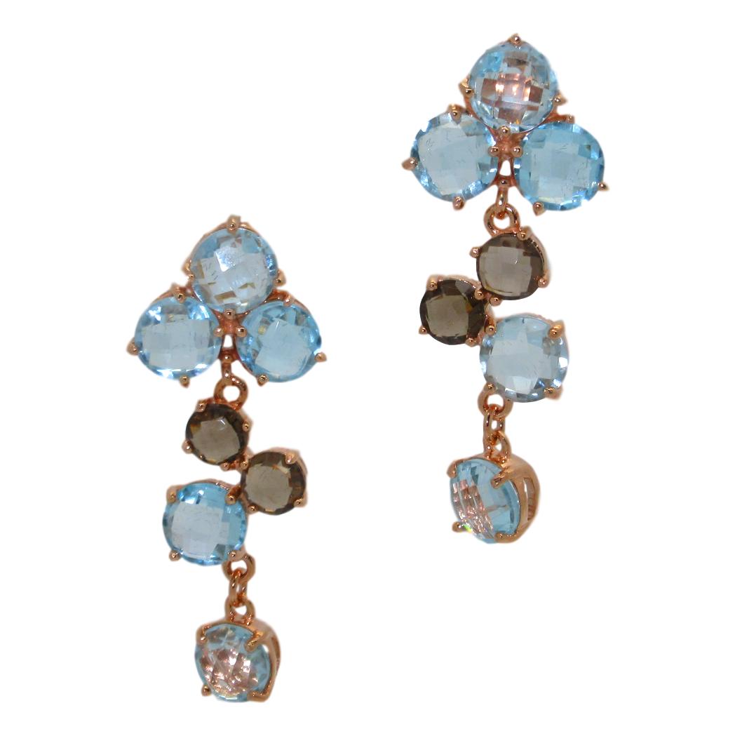 <i>Semi-Precious Earrings</i><br>Made in Italy<br>
