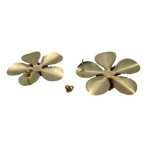 <i>Jumbo Daisy Earrings</i><br>available in 2 colors<br>