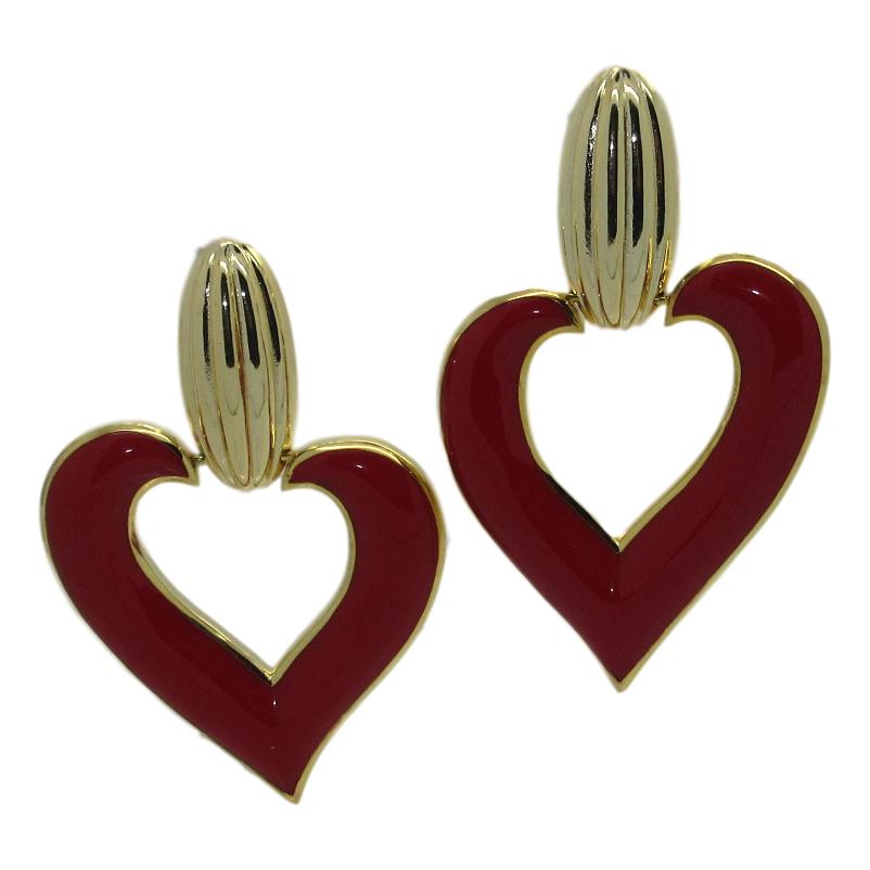 <i>Heart Earrings</i> <br>available in 4 colors<br>