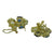 <i>Colored Stone Flower Earrings</i>