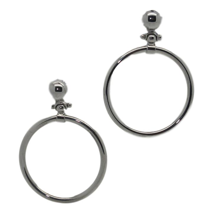 <i>Medium Circle Hoops</i><br>Made in Italy<br>