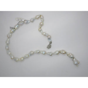 <i>Baroque Lariat with Clover Clasp</i> <br>by Marti Rosenburgh<br>