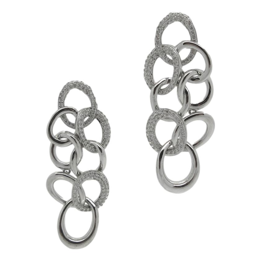 <i>Loopy Drop Earrings</i> <br>available in 2 colors<br>