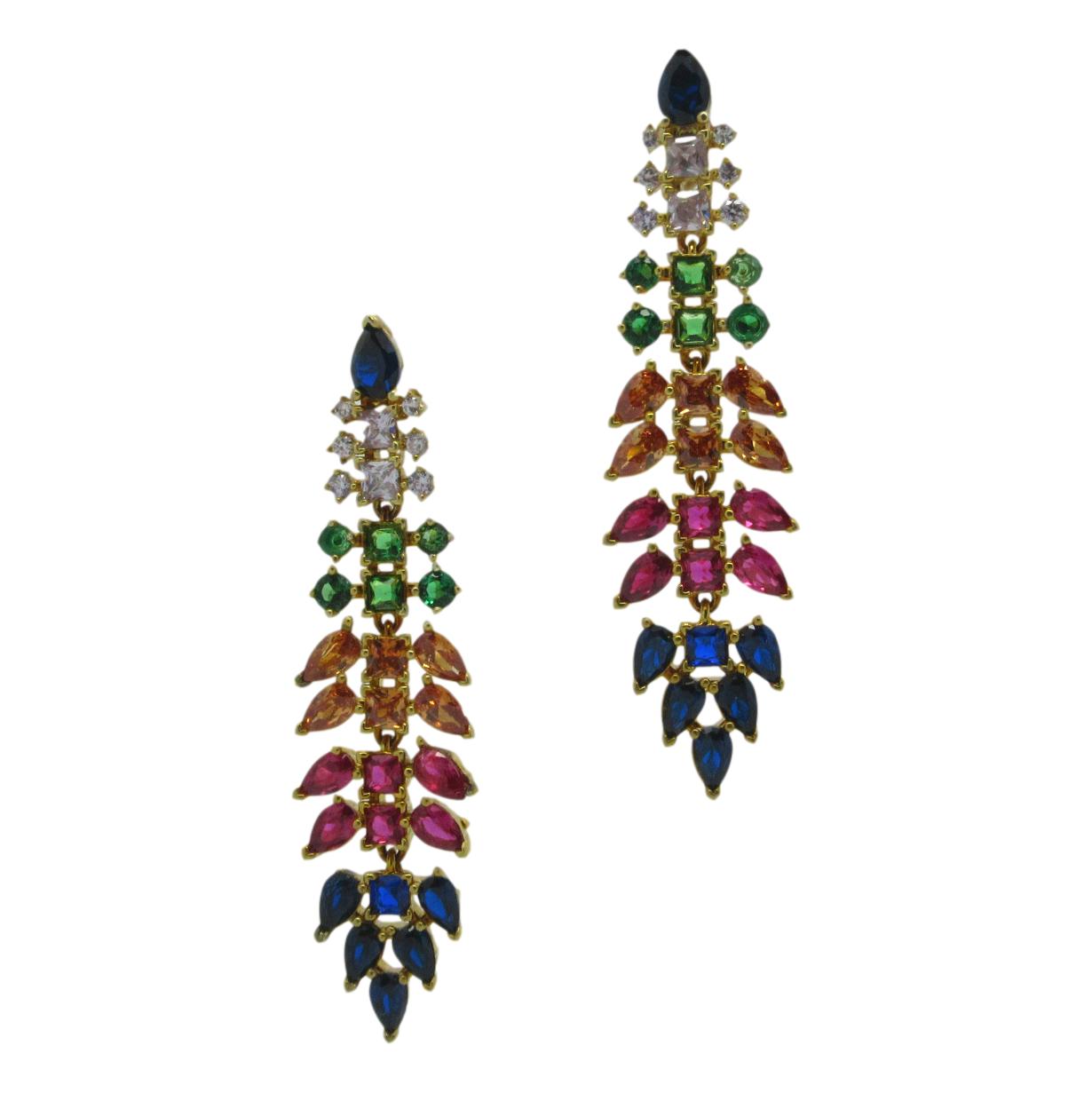 <i>Multi-Color Drop Earrings</i>