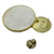 <i>Mother of Pearl Round Disc Earrings</i>