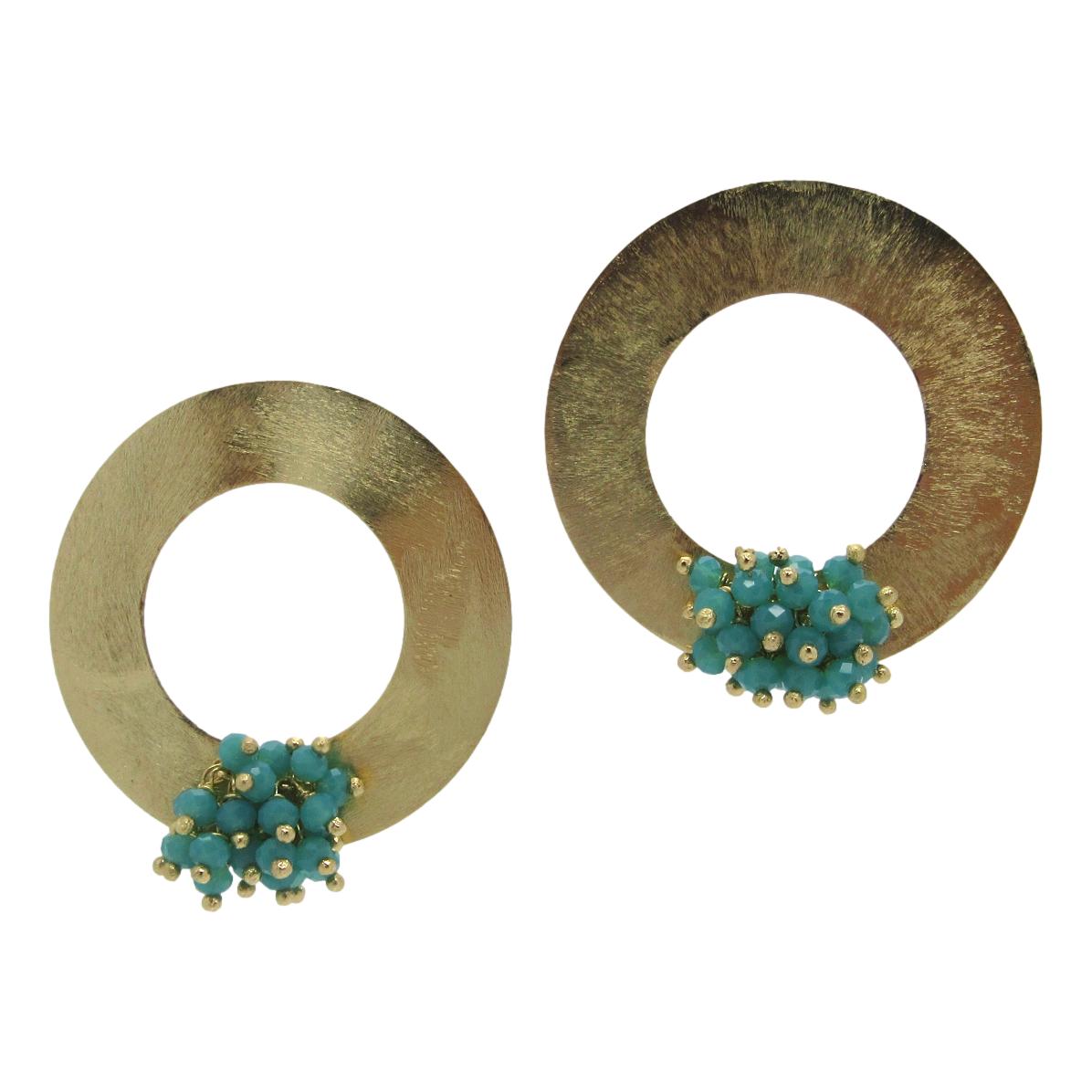 <i>Jumbo Circle Earrings</i><br>available in 7 colors<br>