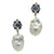 <i>Tanzanite & Moonstone Baroque Pearl Earrings</i><br>by Marti Rosenburgh<br>