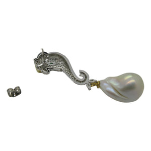 <i>Lucky Elephant & Baroque Pearl Earrings</i><br>by Marti Rosenburgh<br>