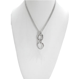 <i>Double Drop Pendant Necklace</i><br>Made in Italy<br>