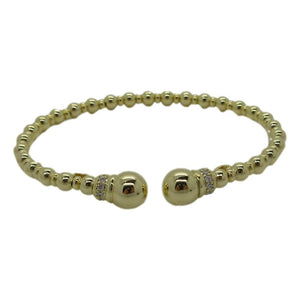 <i> Stackable Bead Cuff</i><br>Made in Italy<br>