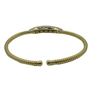 <i>Elegant Pave Cuff</i><br>Made in Italy<br>