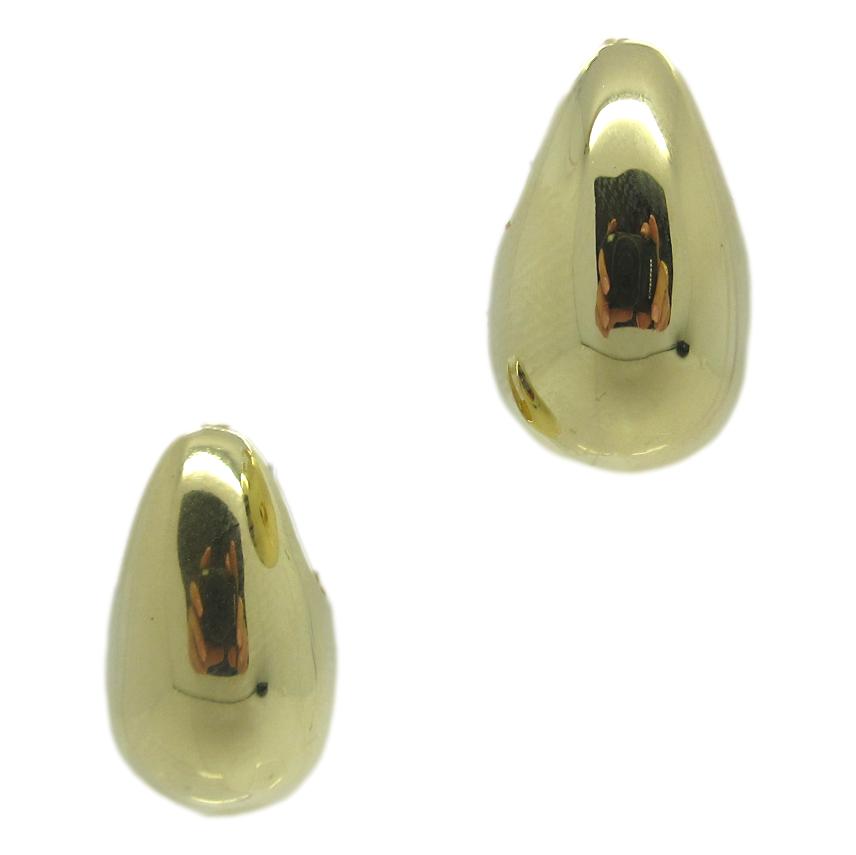 <i>Tear-Drop Huggie Earrings</i><br>Made in Italy<br>