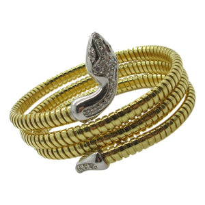 <i>Triple Wrap Snake Bracelet</i><br>Made in Italy<br>
