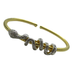 <i>Wrapped Snake Cuff</i><br>Made in Italy<br>