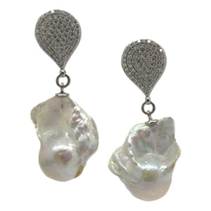 <i>Baroque Pearl Drop Earrings</i>