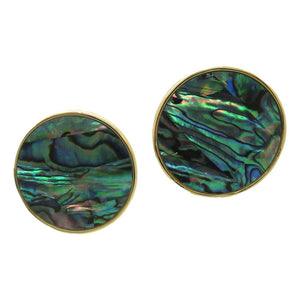 <i>Abalone Disc Earrings</i>
