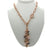 <i>Contemporary Cluster Drop Necklace</i><br>Made in Italy<br>