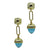 <i> Cabochon Drop Earrings</i><br>Made in Italy<br>