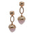 <i>Elegant Cabochon Drop Earrings</i><br>Made in Italy<br>