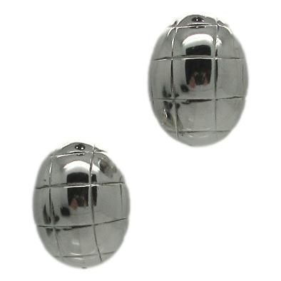 <i>Oval Box Earrings</i><br>Made in Italy<br>