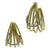 <i>Oval Loops Tie Back Earrings</i><br>Made in Italy<br>