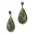 <i>Iris and Amethyst Earrings</i><br>by Evocateur<br>